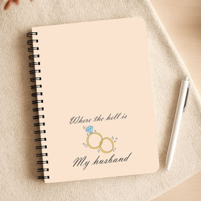 WTHIMH Cartoon Rings Notepad