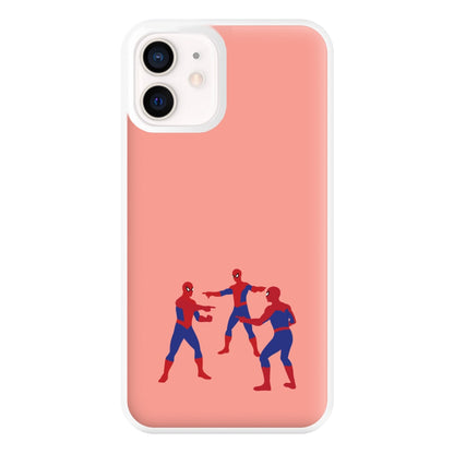 Spider Hero Pointing Meme iPhone 13 Mini Case