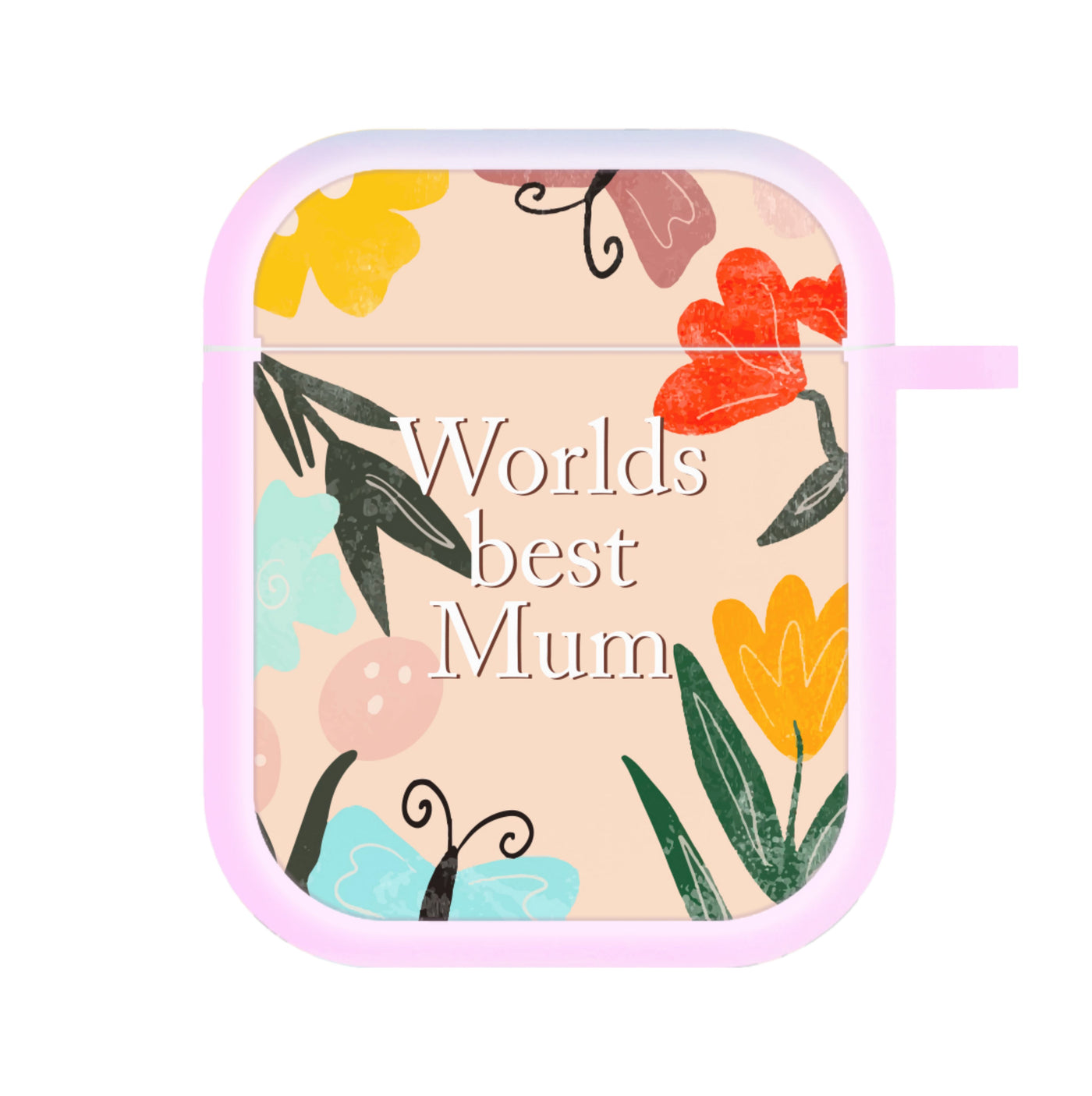 Worlds Best Mum - Floral Mother's Day AirPods Case
