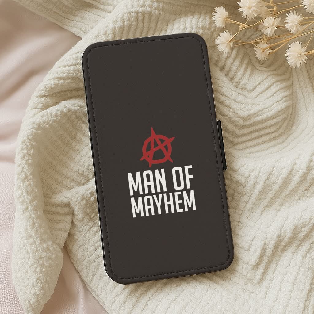 Man Of Mayhem Leather Phone Case