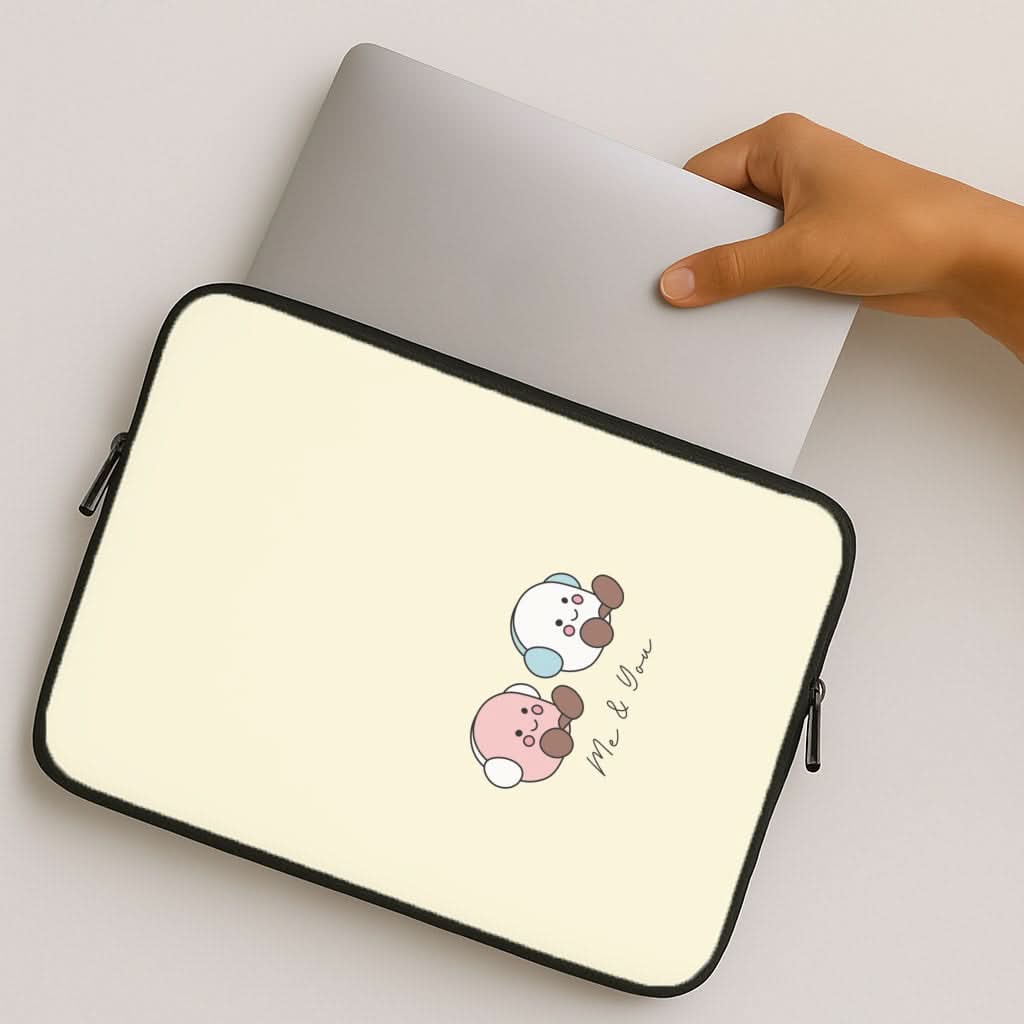 Cute Christmas Marshmellow Plushies MacBook Cover