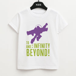 Infinity And Beyond Kids Unisex T-Shirt