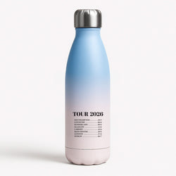 Band Tour 2026 Blue Water Bottle