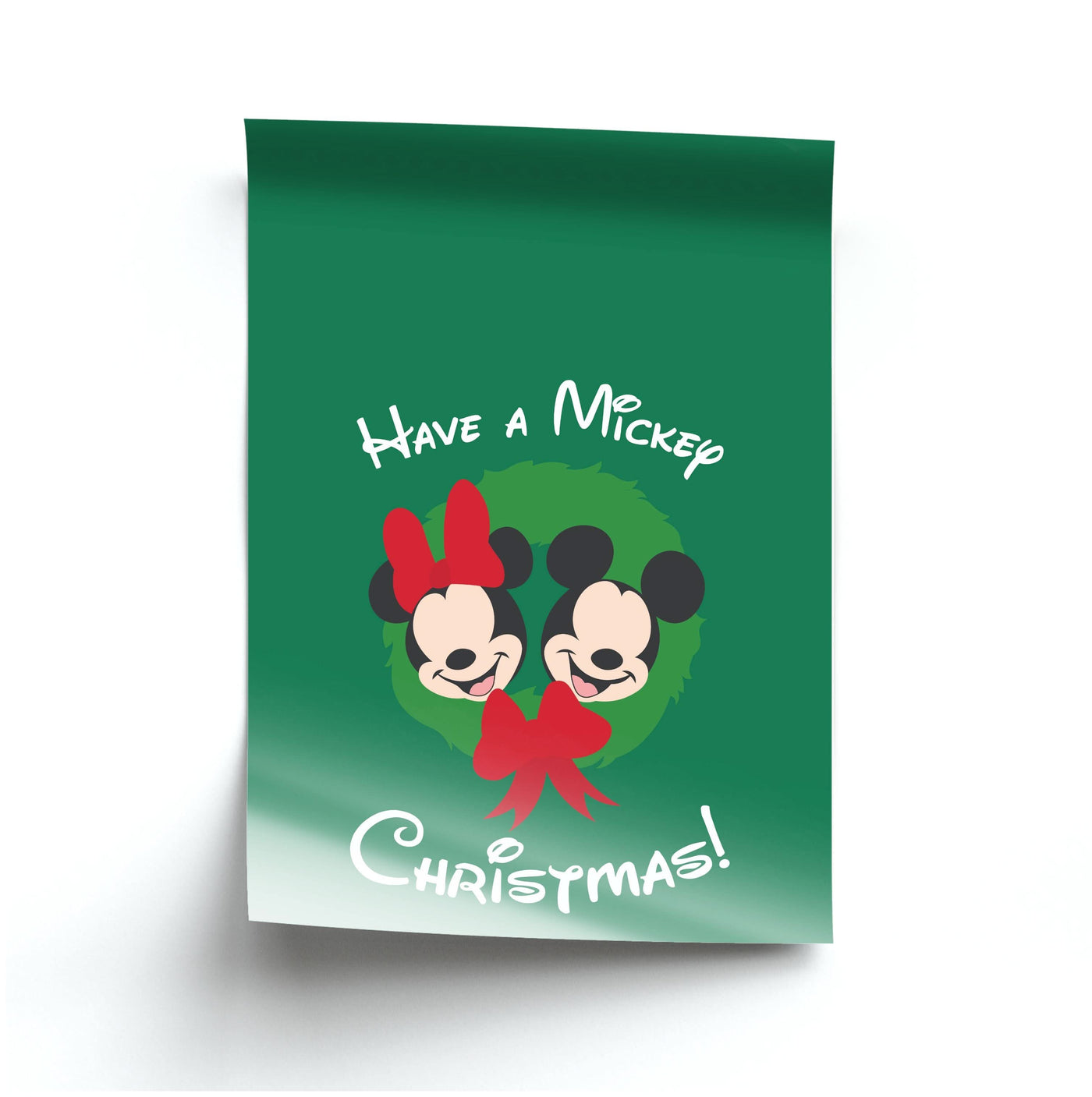 Have A Mickey Christmas Poster