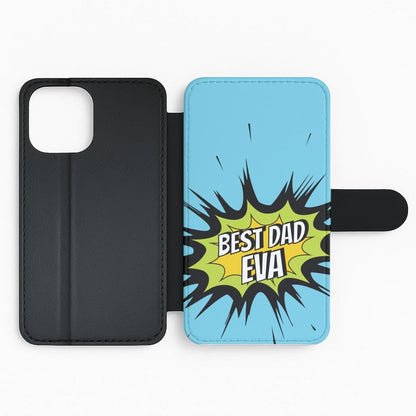 Comic Book Best Dad Eva Flip Phone Case