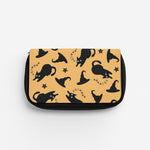 Black Cat And Hats Pattern Pencil Case