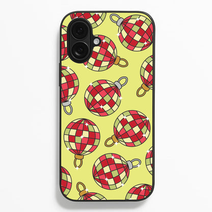 Disco Baubles Pattern iPhone 16 Plus Case