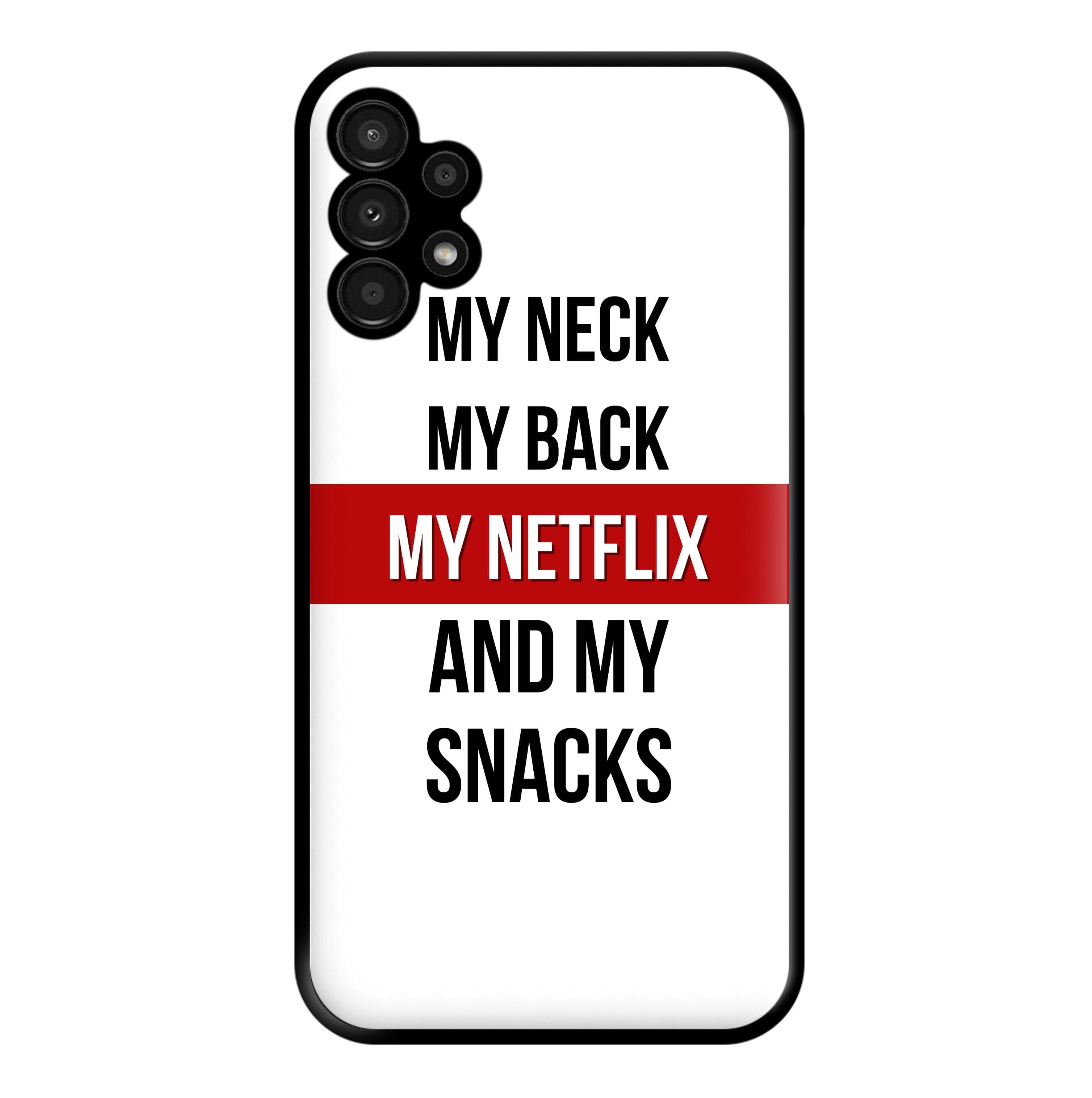 My Netflix & My Snacks Phone Case