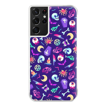 Horroriffic Halloween Pattern Phone Case