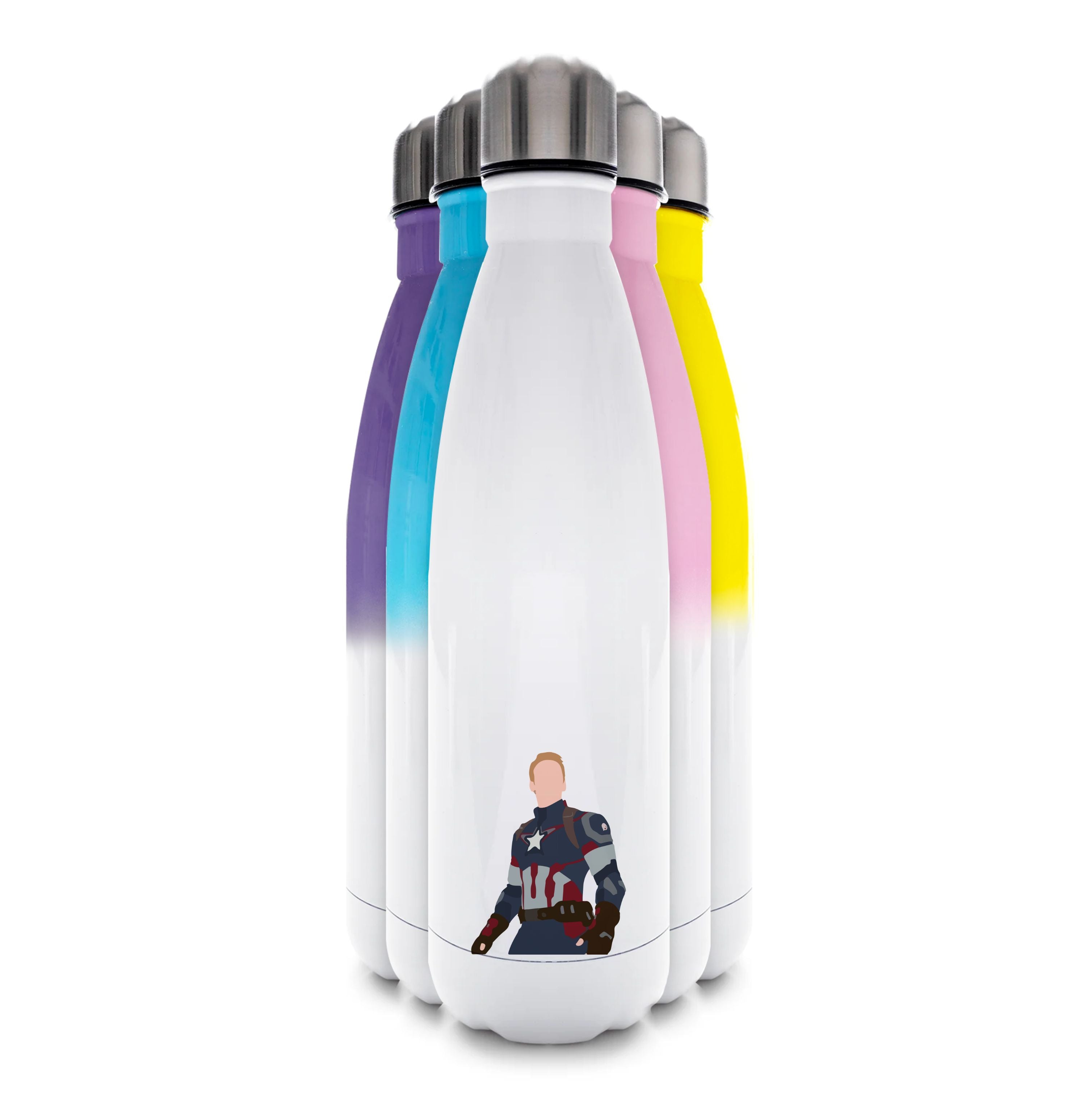 Captain America Water Bottle