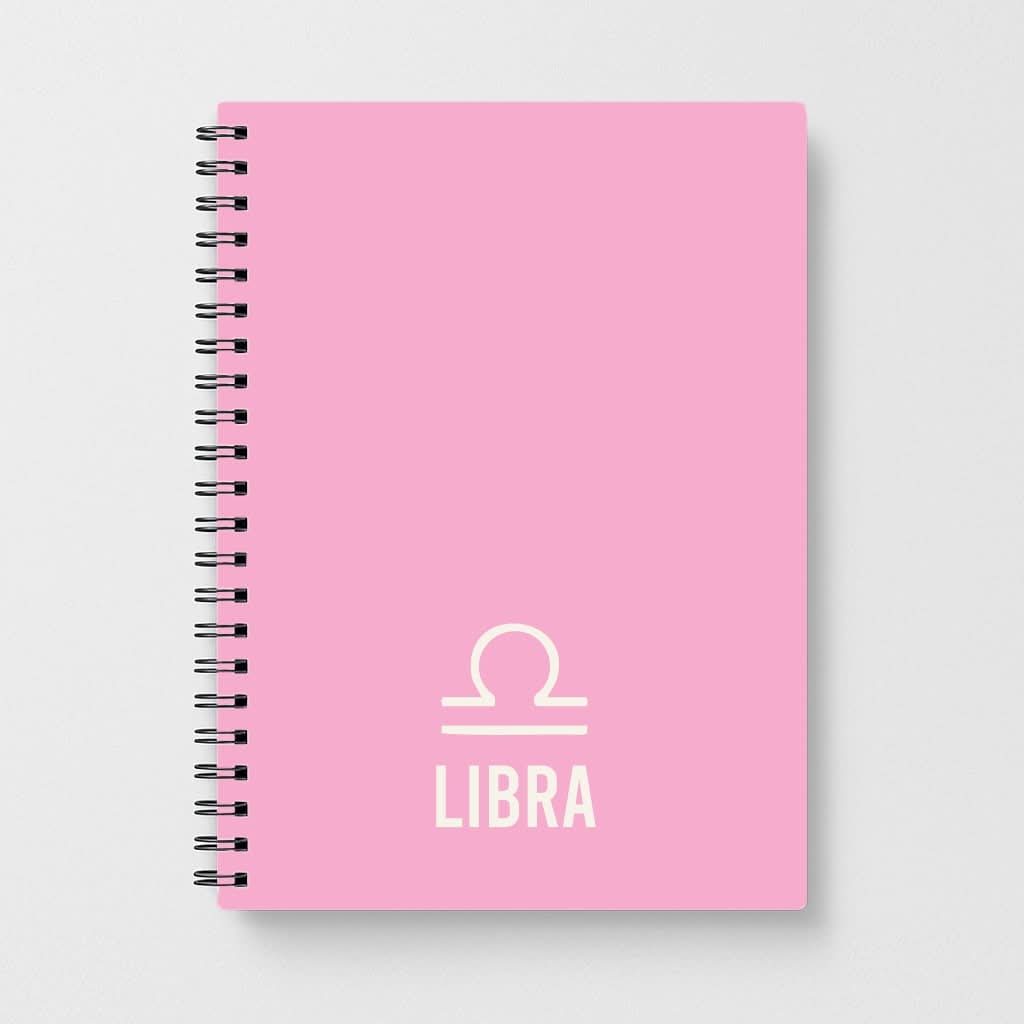 Libra Pastel Zodiac Notebook