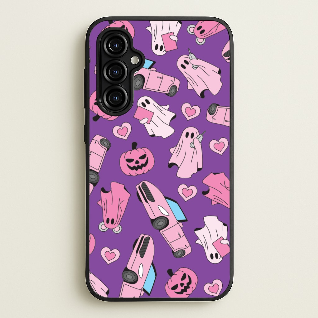 Mean Ghouls Props Pattern Galaxy A54 Case