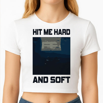 Billie Blue Crop Top