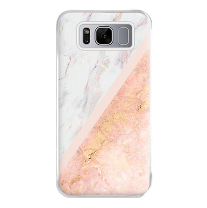 Marble and Rose Gold Phone Case