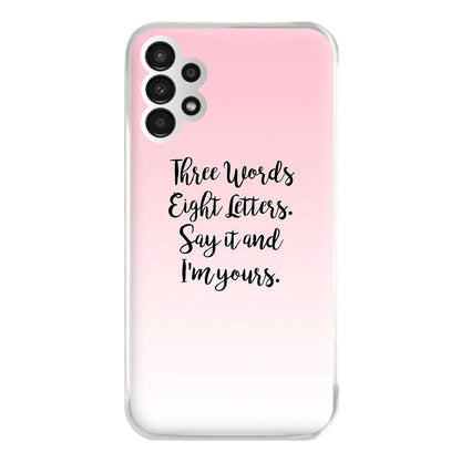 Three Words, Eight Letters - Gossip Phone Case