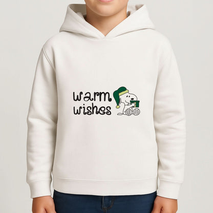 Cartoon Beagle Warm Wishes Boys Hoodie