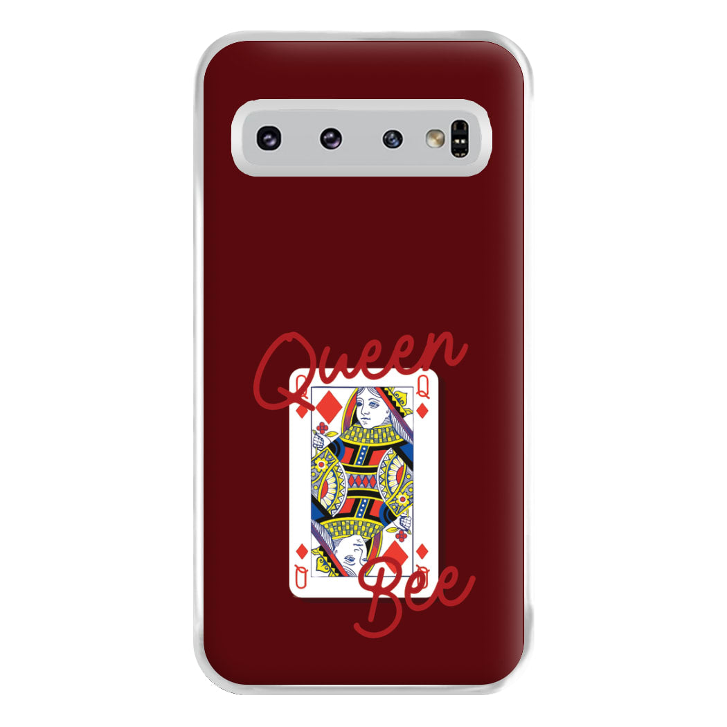 Queen Bee Playing Card Galaxy S10 Plus Case