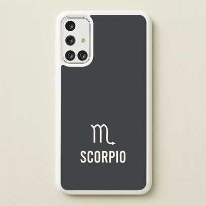 Scorpio Pastel Zodiac Galaxy A71 Case