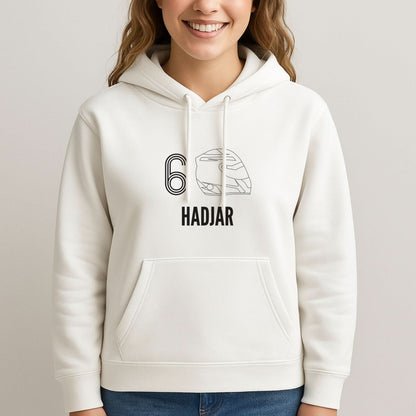 Hadjar Helmet 2026 Womans Hooded Sweatshirt