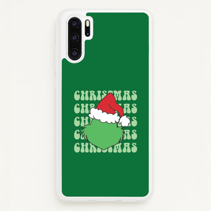 Green Creature Christmas Huawei P30 Pro Case