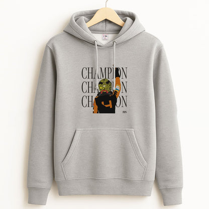 Lando Champion 2025 Unisex Grey Hoodie