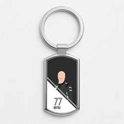 Bottas 2026 Silver Metal Keyring