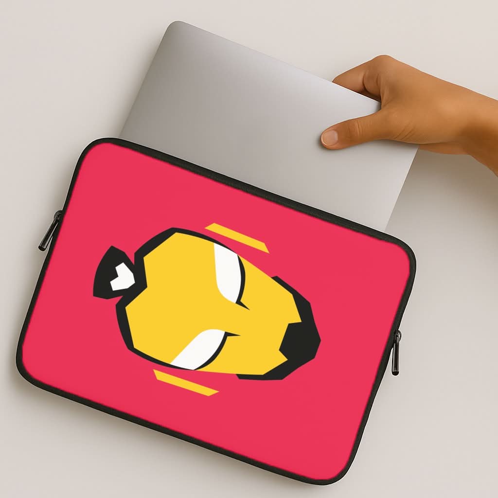 Metal Heart Hero Face MacBook Cover