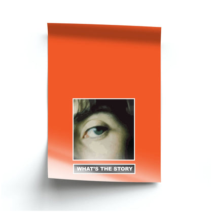 What's The Story Orange Poster