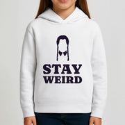 Stay Weird Purple Kids Hoodie 3