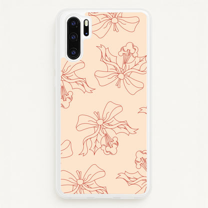 Cartoon Mouse Holly Pattern Huawei P30 Pro Case