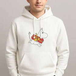 Red Present Moom Mens Hoodie