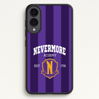 Addams Academy Purple Galaxy S25 Edge Case