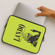 Lando Black And Green  Laptop Sleeve 2
