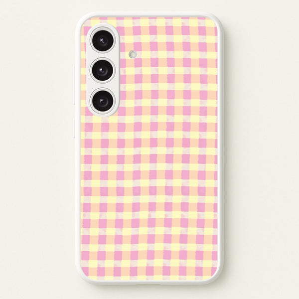 Fruit Punch Gingham Galaxy S25 Case