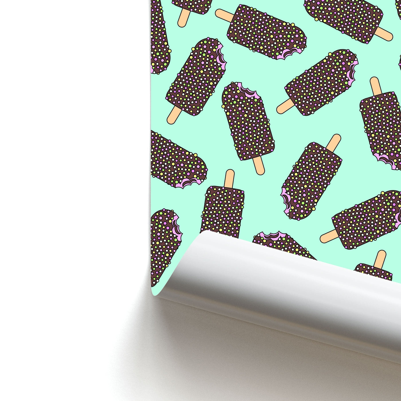Bobbly - Ice Cream Patterns Poster