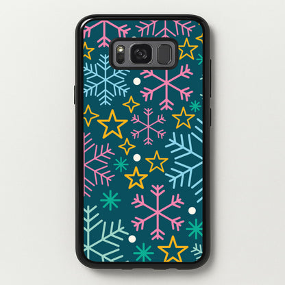 Colourful Christmas Symbols Pattern Galaxy S8 Plus Case