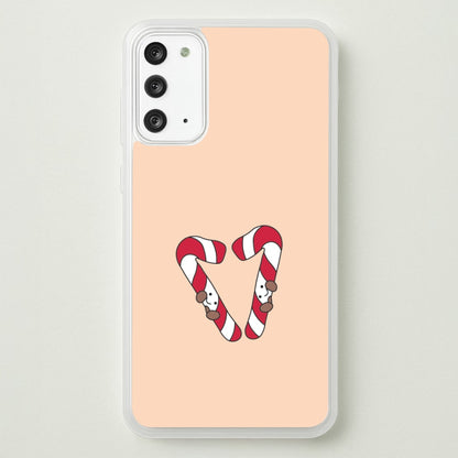 Christmas Candycane Plushies Galaxy Note 20 Case
