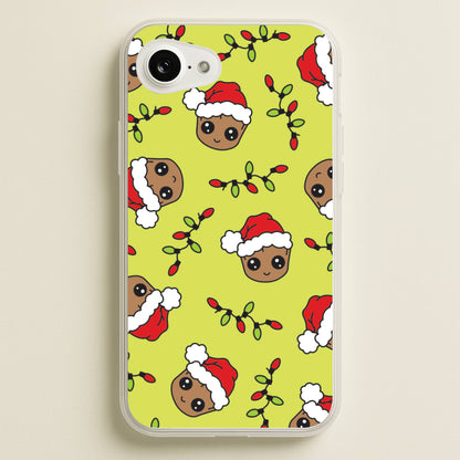 Christmas Tree Hero Pattern iPhone 16e Case