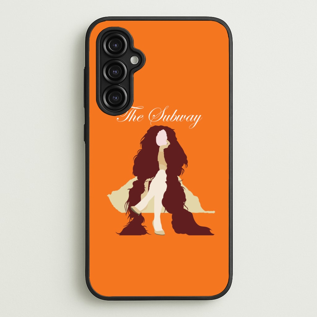 Subway Orange Galaxy A14 Case
