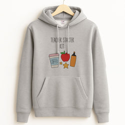 Teacher Starter Kit Unisex Grey Hoodie