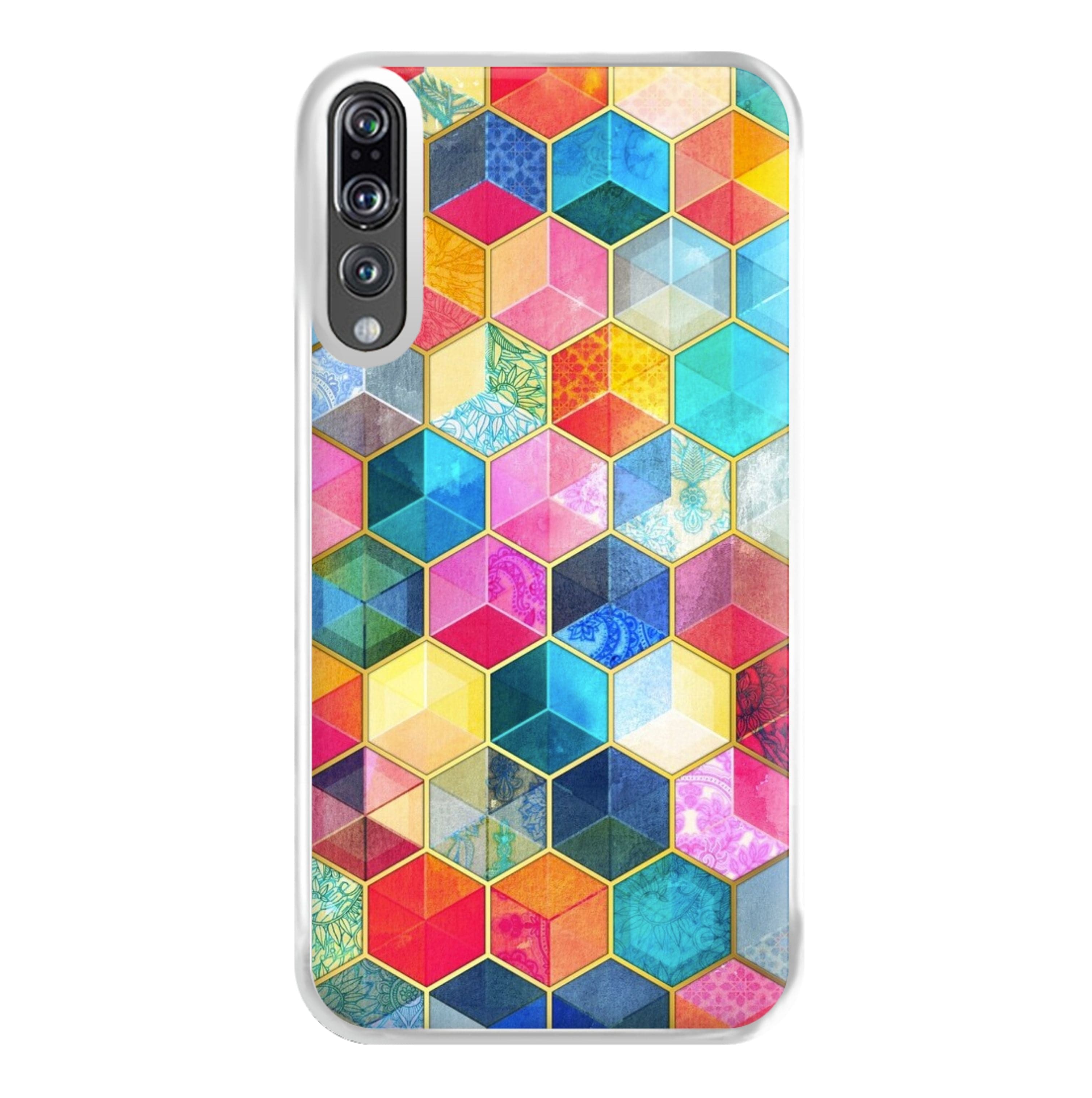 Colourful Honeycomb Pattern Phone Case