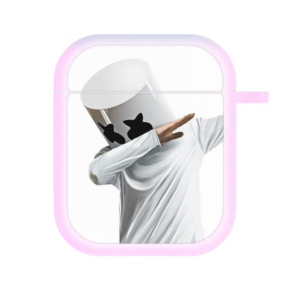 White Helmet DJ Dab AirPods Case