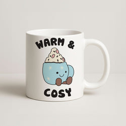 Hot Cocoa Plush Quote Coffee Mug