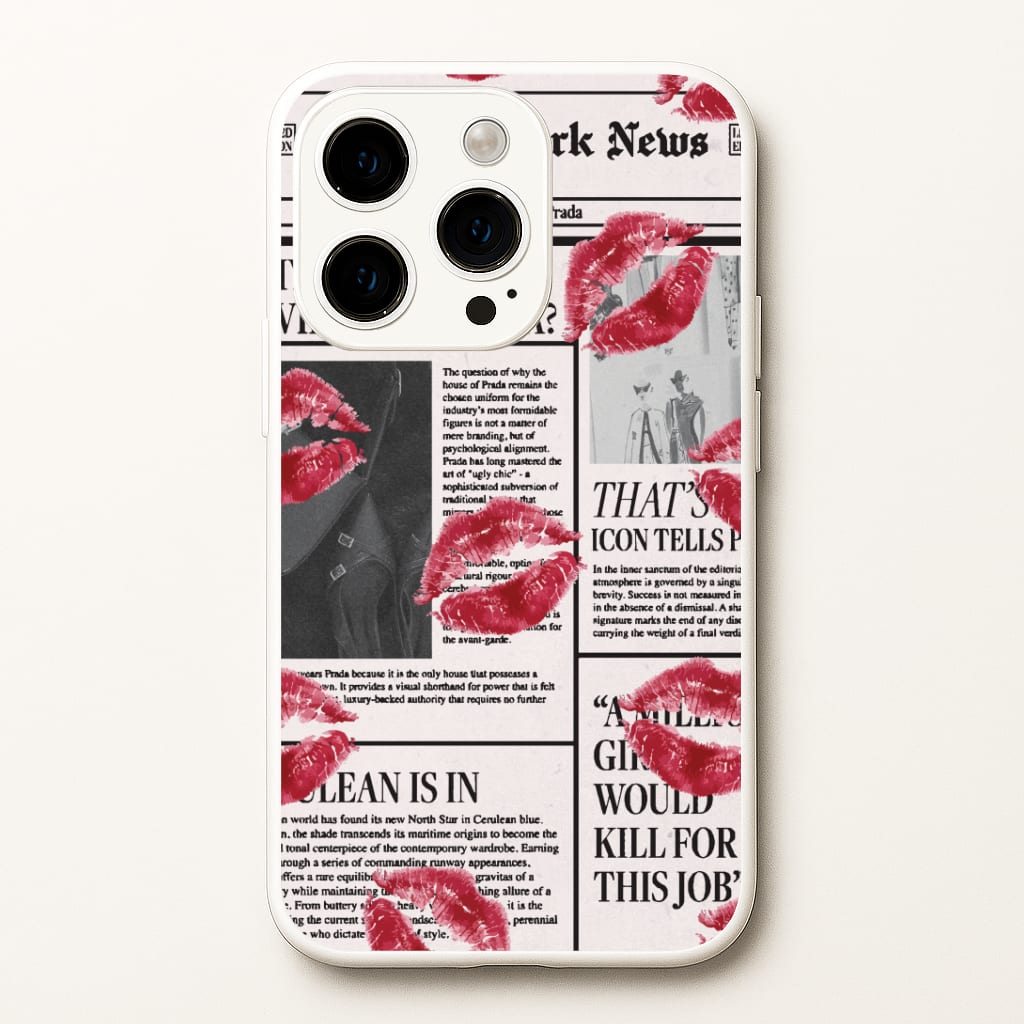 Headline Kisses iPhone 15 Pro Case