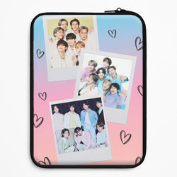 K-Pop Band Polaroid Collage Universal Laptop Sleeve