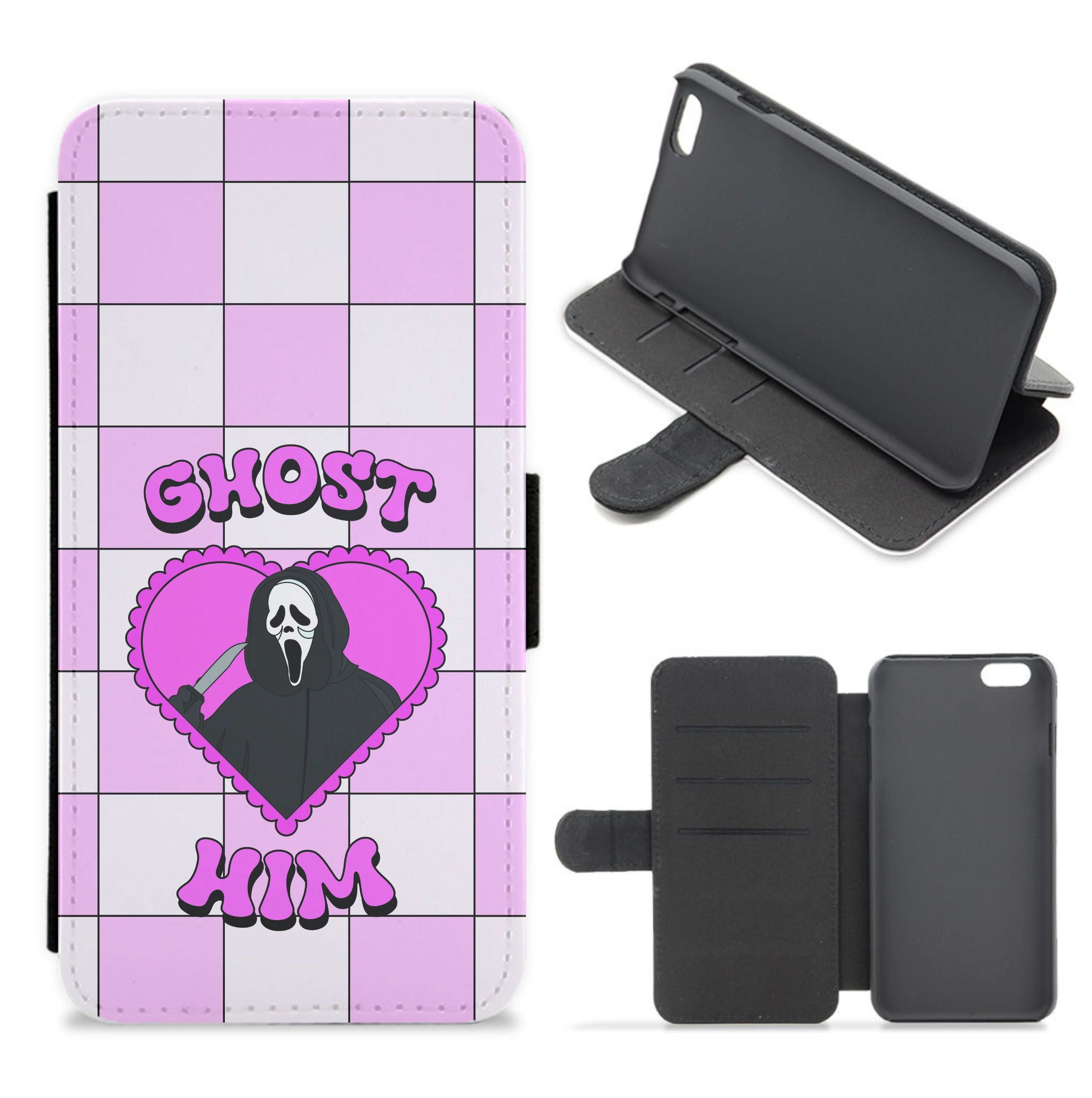 Ghost Him Flip / Wallet Phone Case