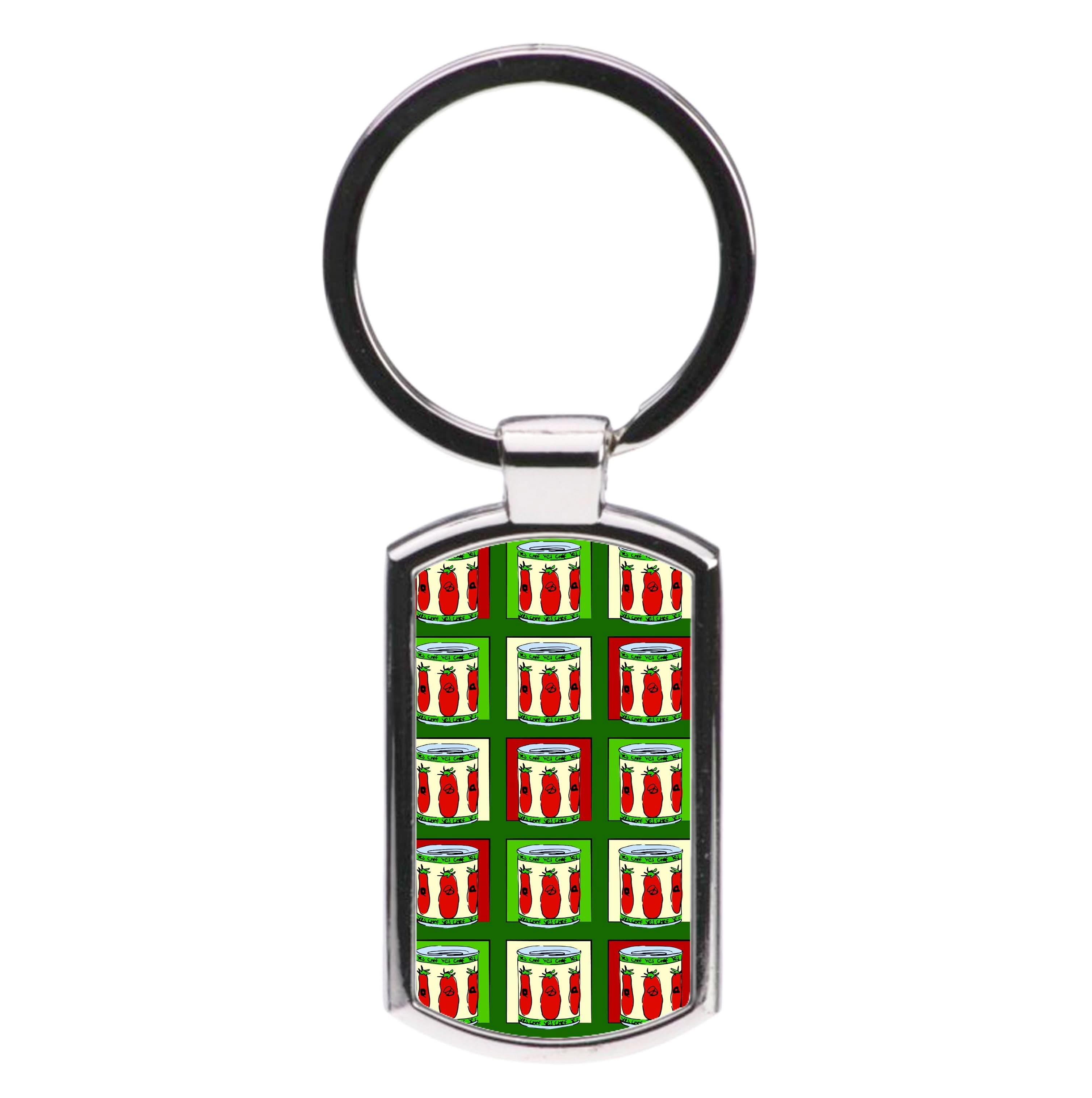 Tomato Pattern Luxury Keyring