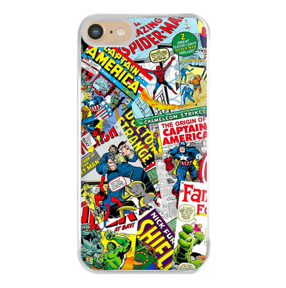 Superhero Comic Comics Pattern Phone Case