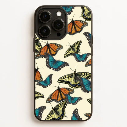 Butterfly Assortment Pattern Phone Case for iPhone, Samsung Galaxy and Google Pixel