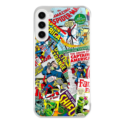 Superhero Comic Comics Pattern Phone Case